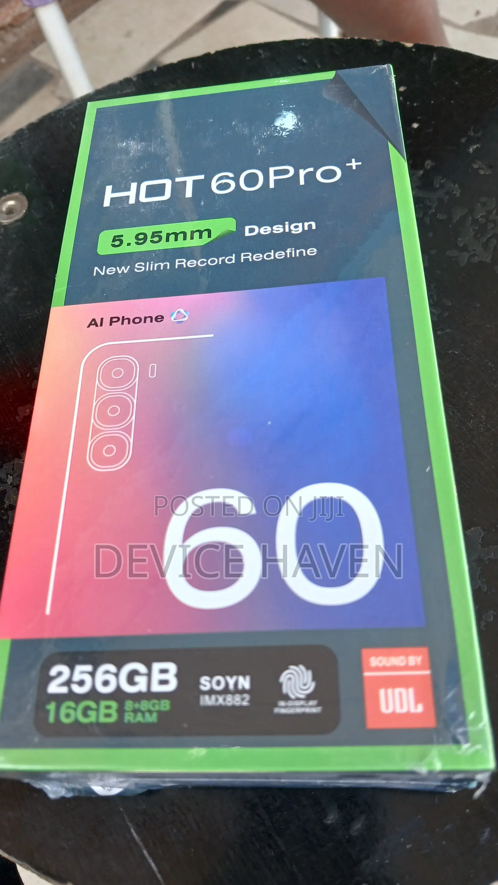New Infinix Hot 60 Pro+ 256 GB Black