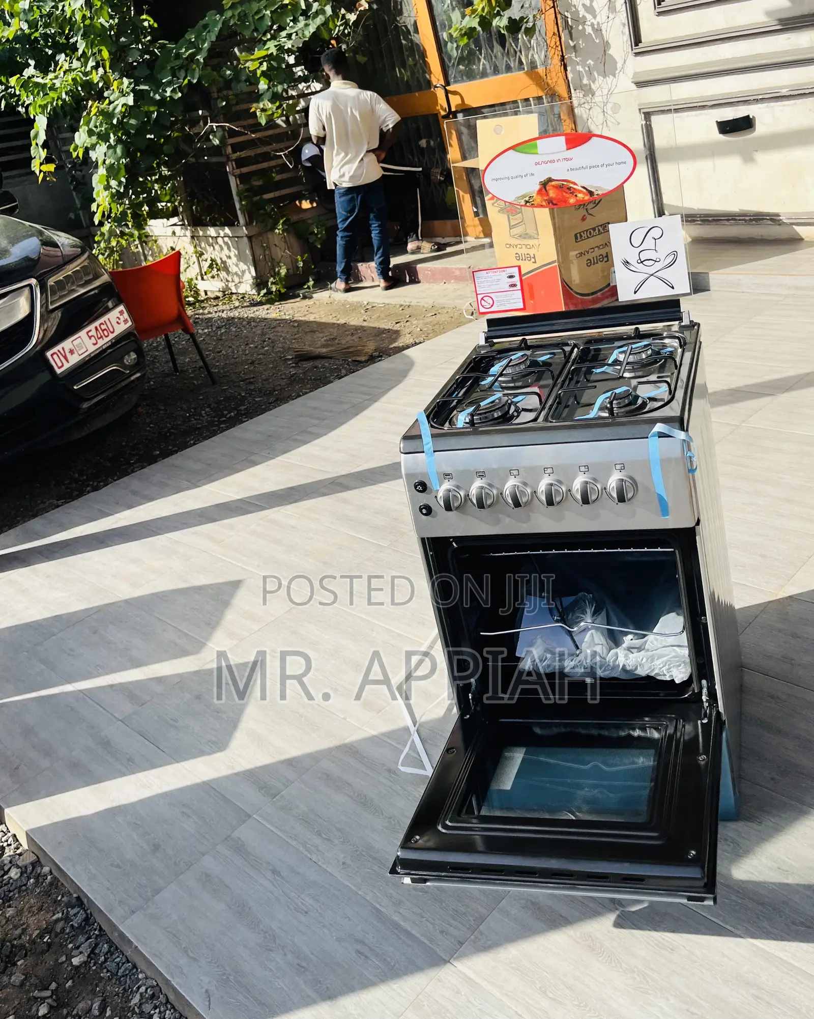 Classic Design Ferre Gas Oven 4 Burner With Grill(50x60cm)New Aline