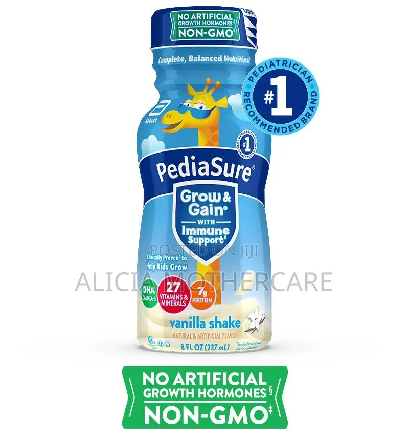 Pediasure Grow and Gain Strawberry,Banana, and Chocolate