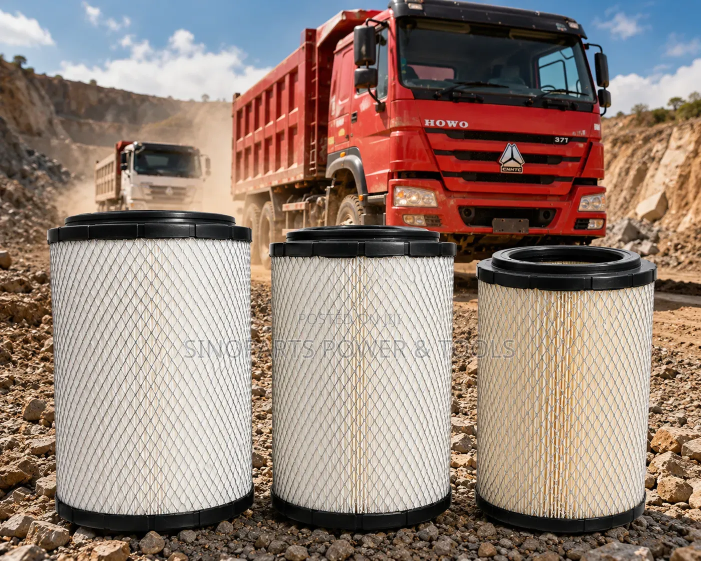 Howo Shacman Truck Air Filter Available – 2841 2747 3046 in Stock