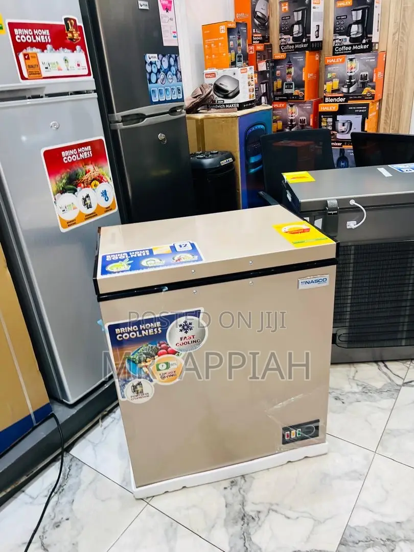 Extra Cooling Nasco Single Door Chest Freezer(Gold)145l,Nas-200fl