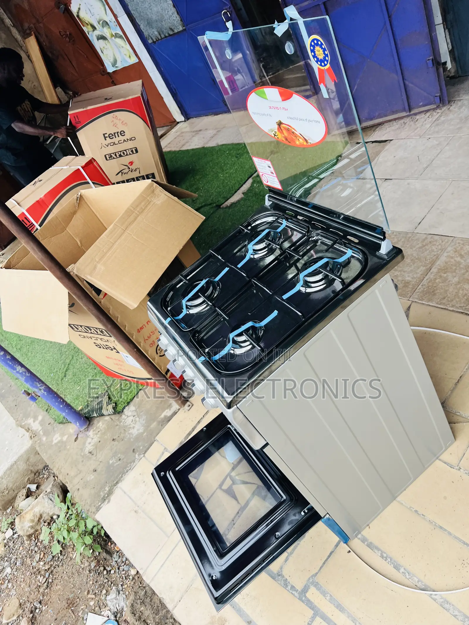 Lovely New New Line Gas Oven Rotisserie 4b 60/60 4burner