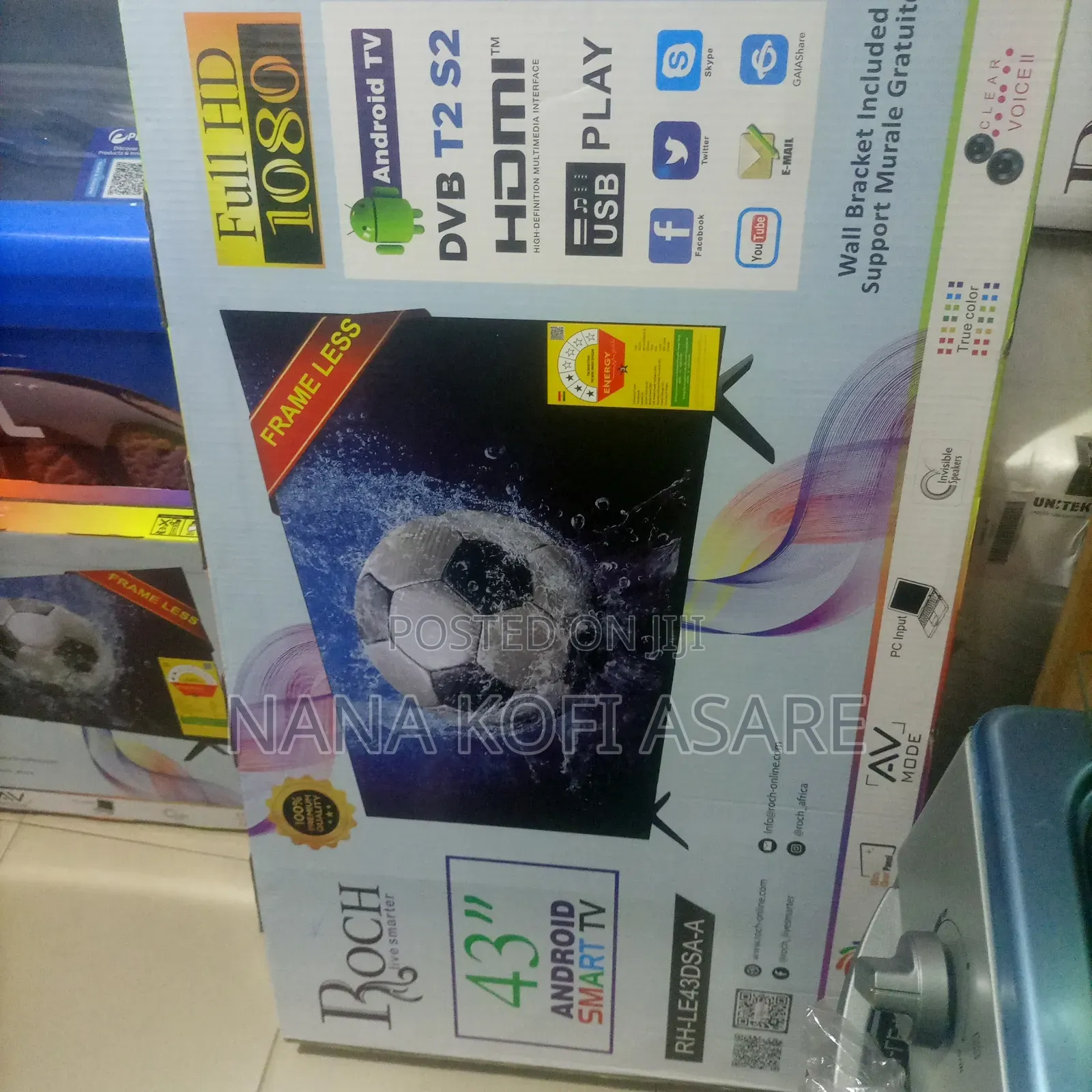 Roch 43inch Tv Android/Smart Tv