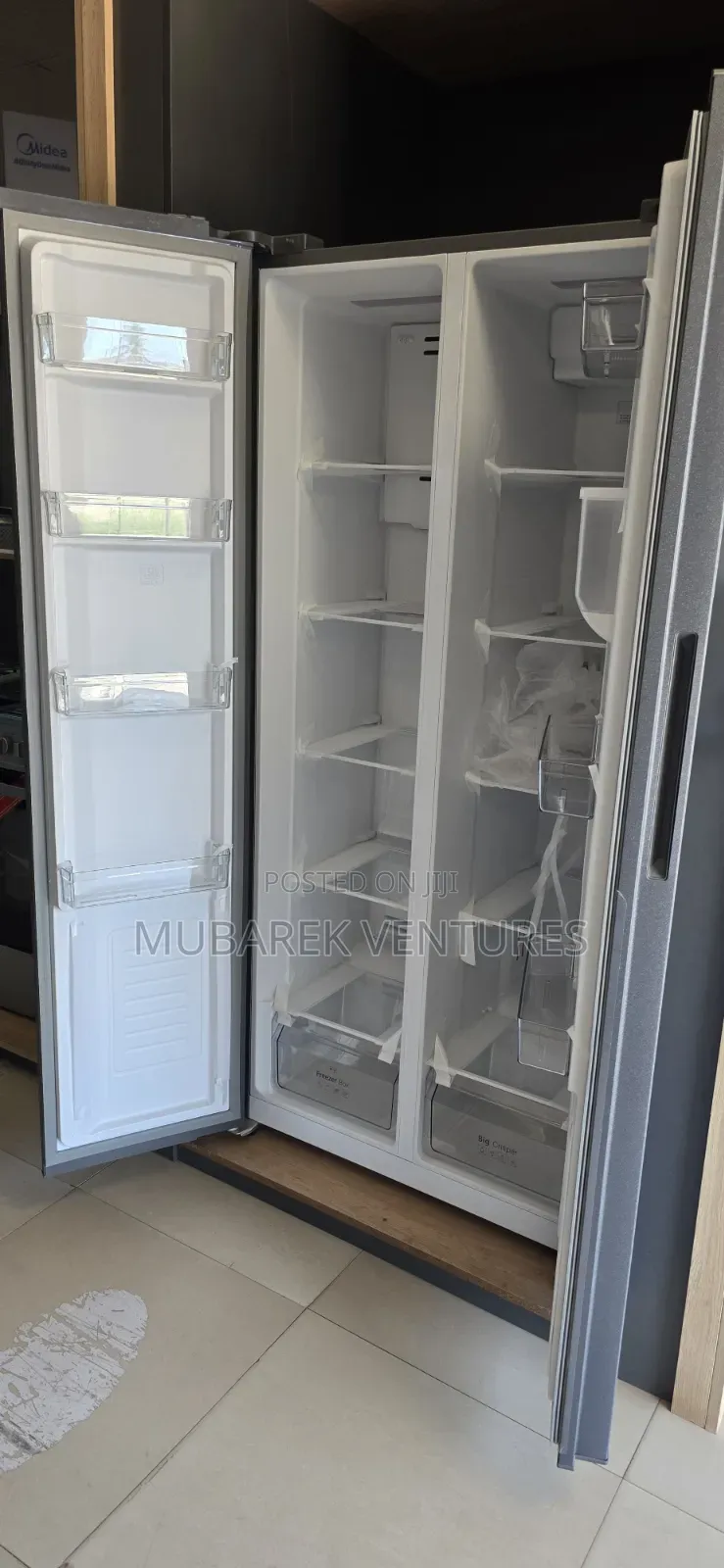 Nasco 425 LTR Side by Side Refrigerator With Dispenser