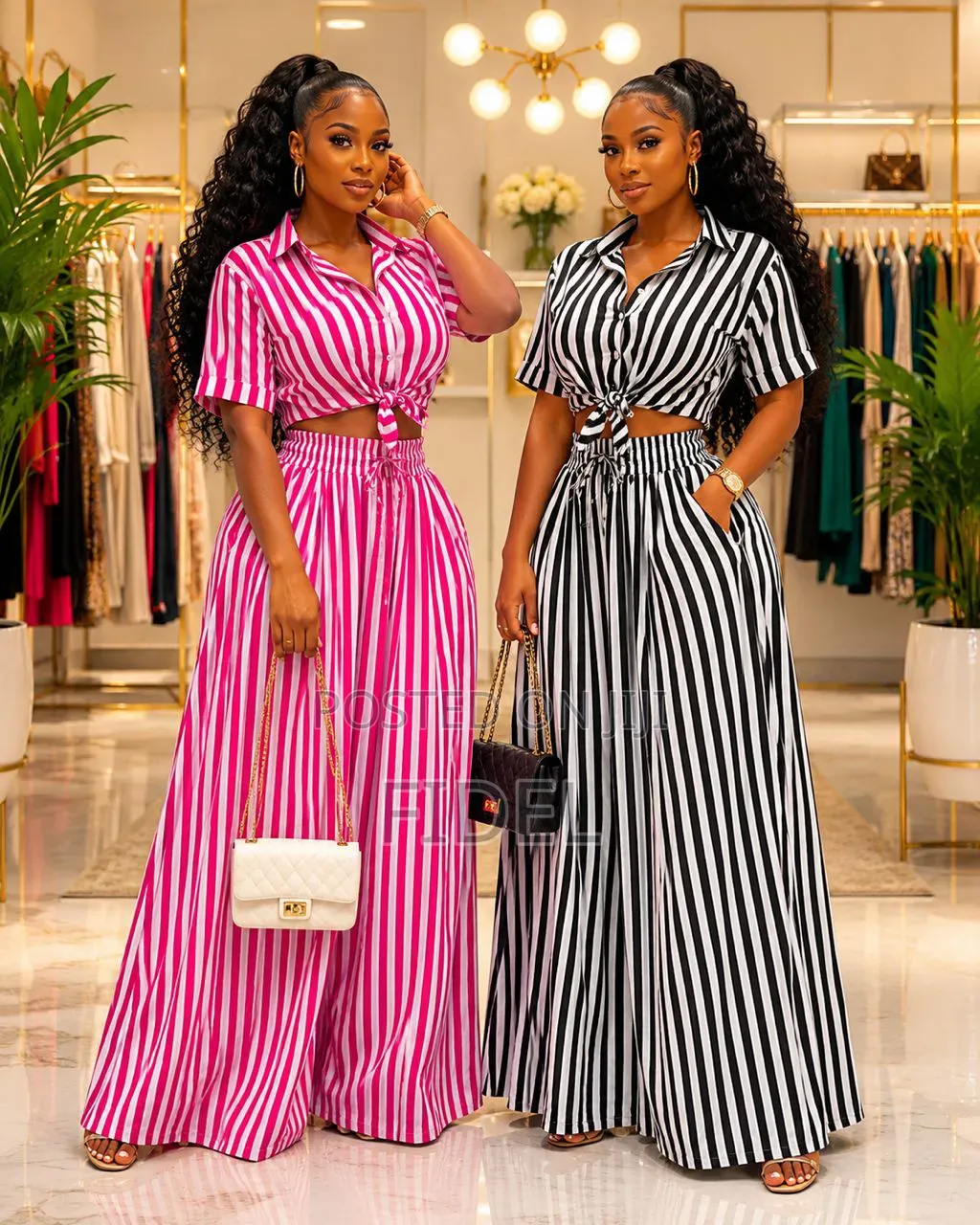 2 PCS Long Skirt and Top