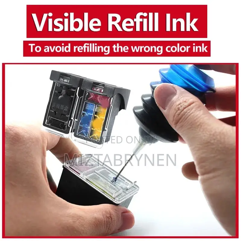 Cartridge Ink Tank Refill Ink for Inkjet Printers - 4 X 30ml