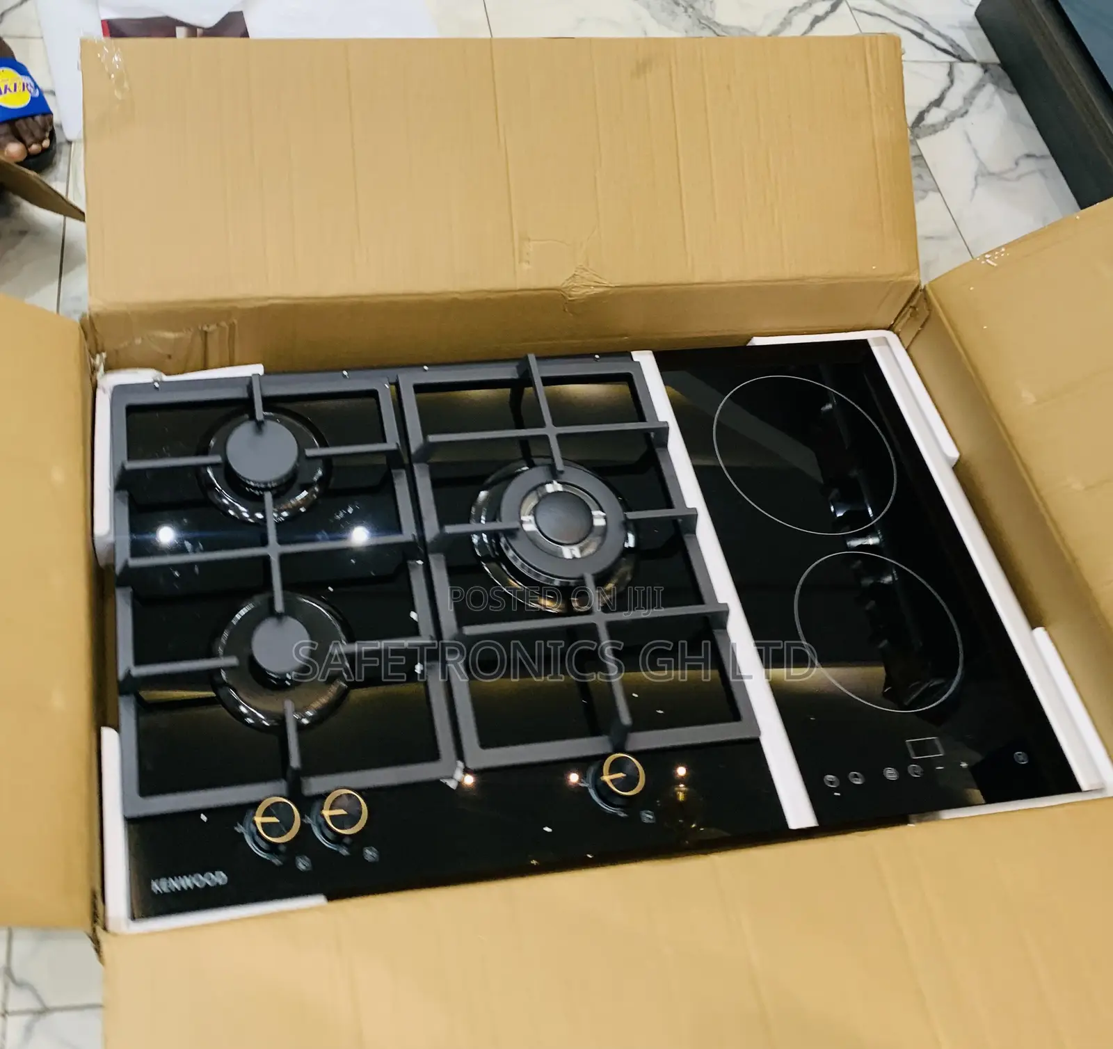 Accurate Top Quality Kenwood 5 Inbuilt Cooker Hob 3 Gas and 2 Electric