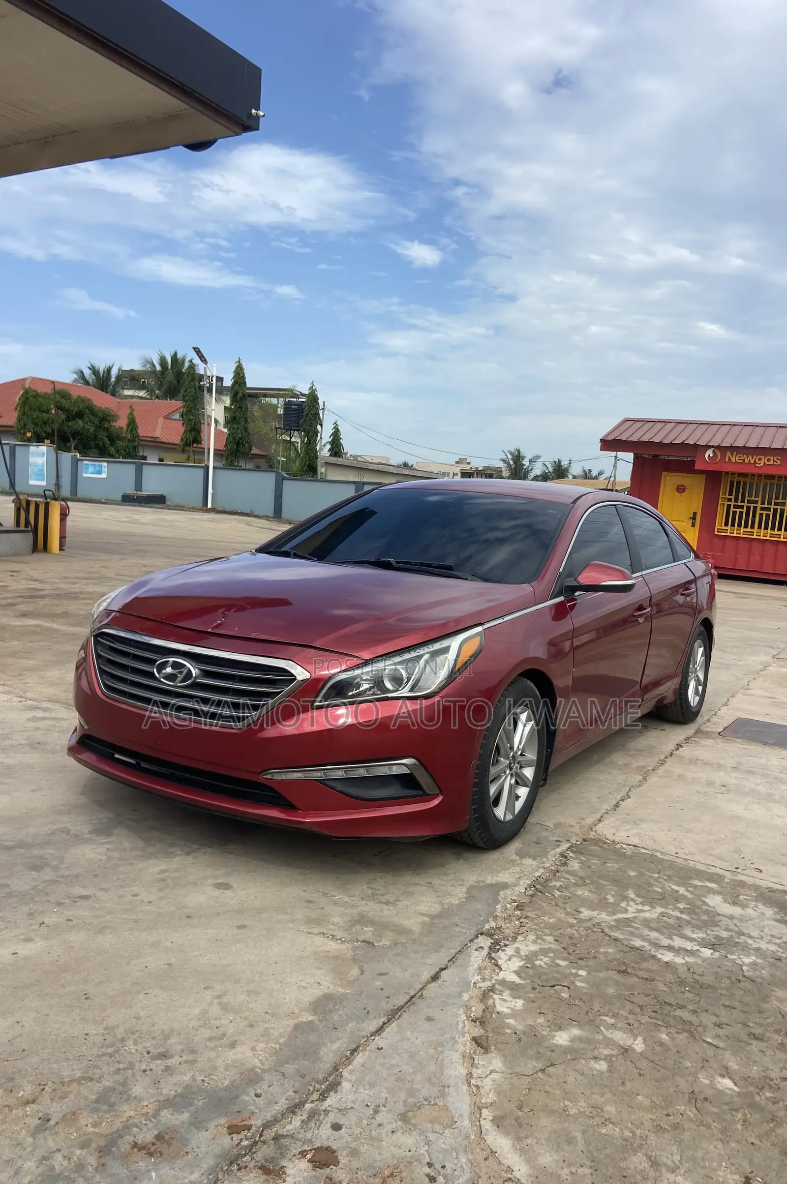 Hyundai Sonata Eco 4dr Sedan (1.6L 4cyl Turbo 7AM) 2015 Red