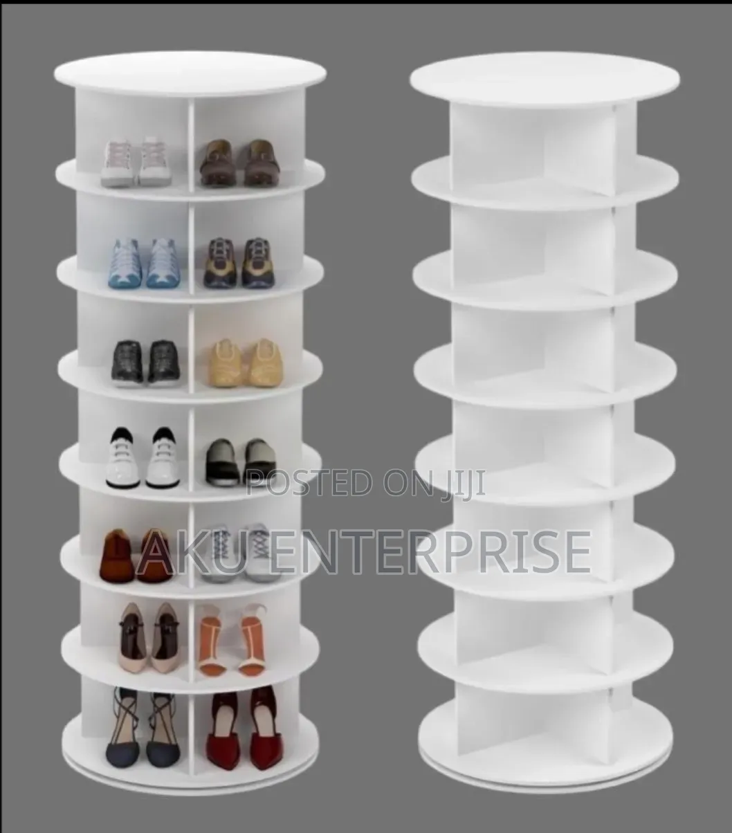 360° Rotating Shoe Rack