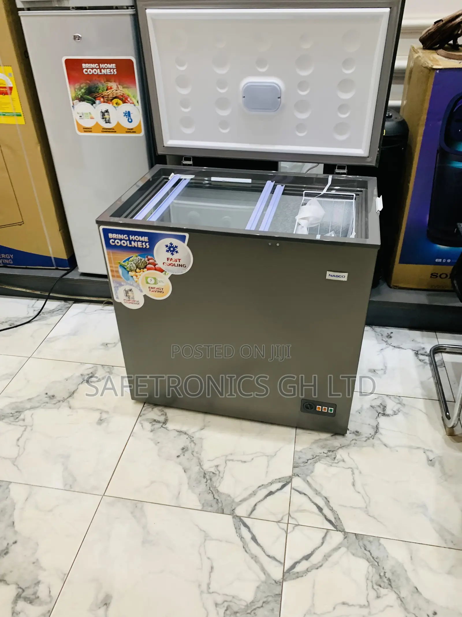 Genuine Sleek Nasco 198ltrs Chest Freezer Nas-230sk