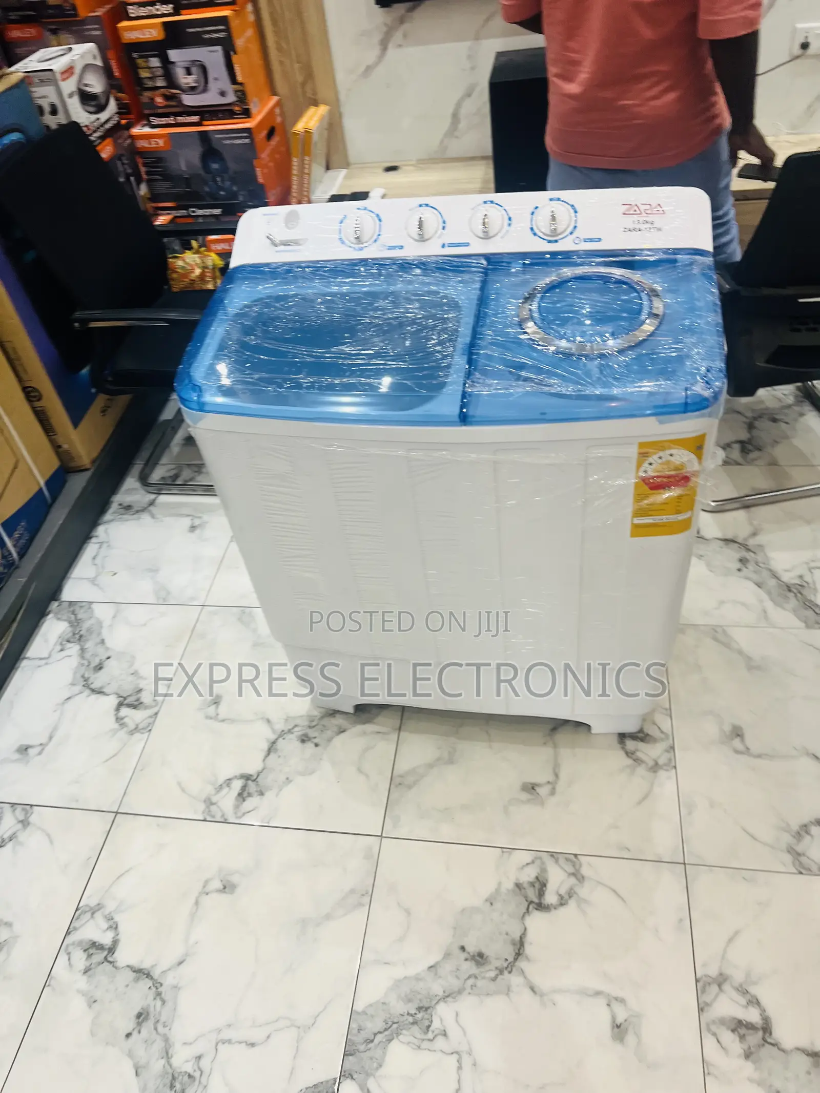 Semi Automatic Nasco Topload Twintub 15kg