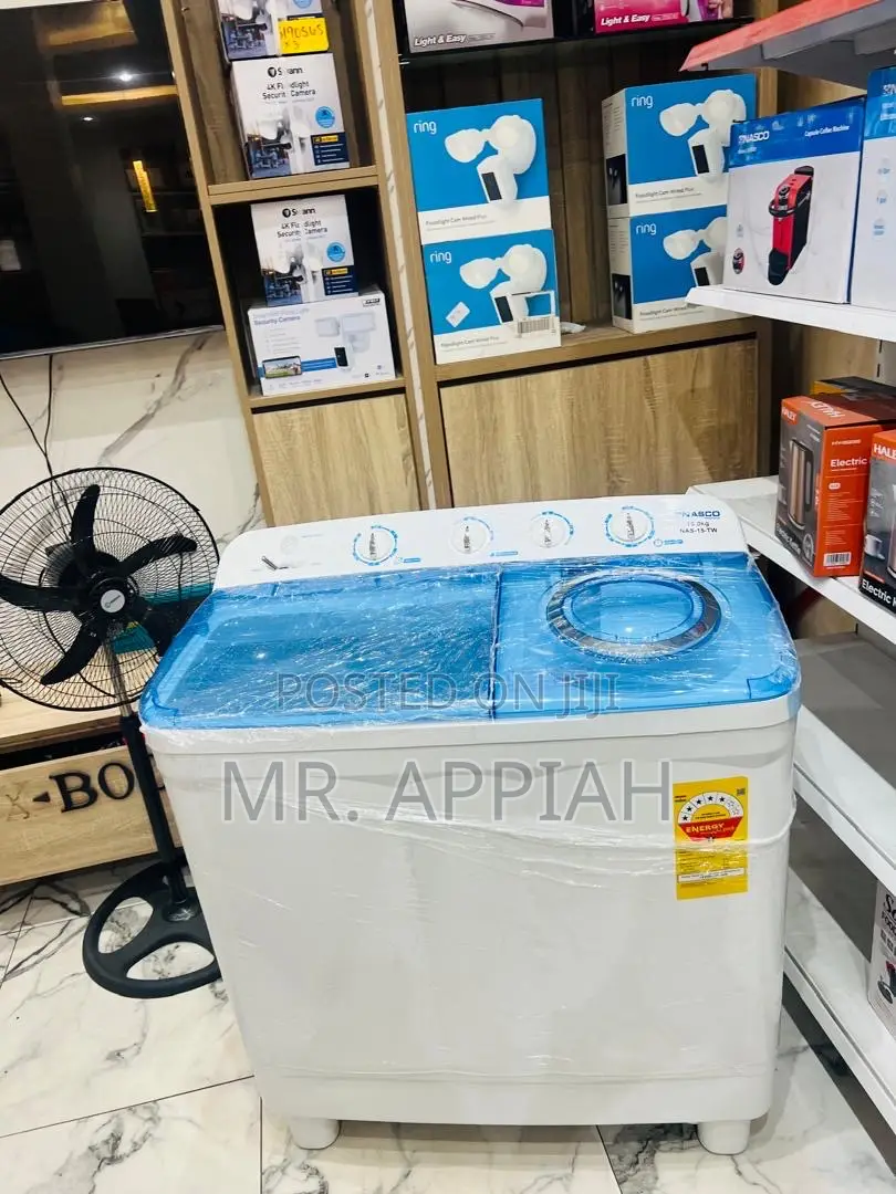 Super Classic Nasco 15kg Spin Dry Electric Washing Machine(Twin Top).