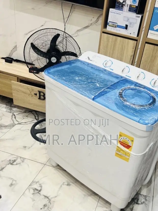 Unique Zara 15kg Spin Dry Electric Washing Machine(White) 