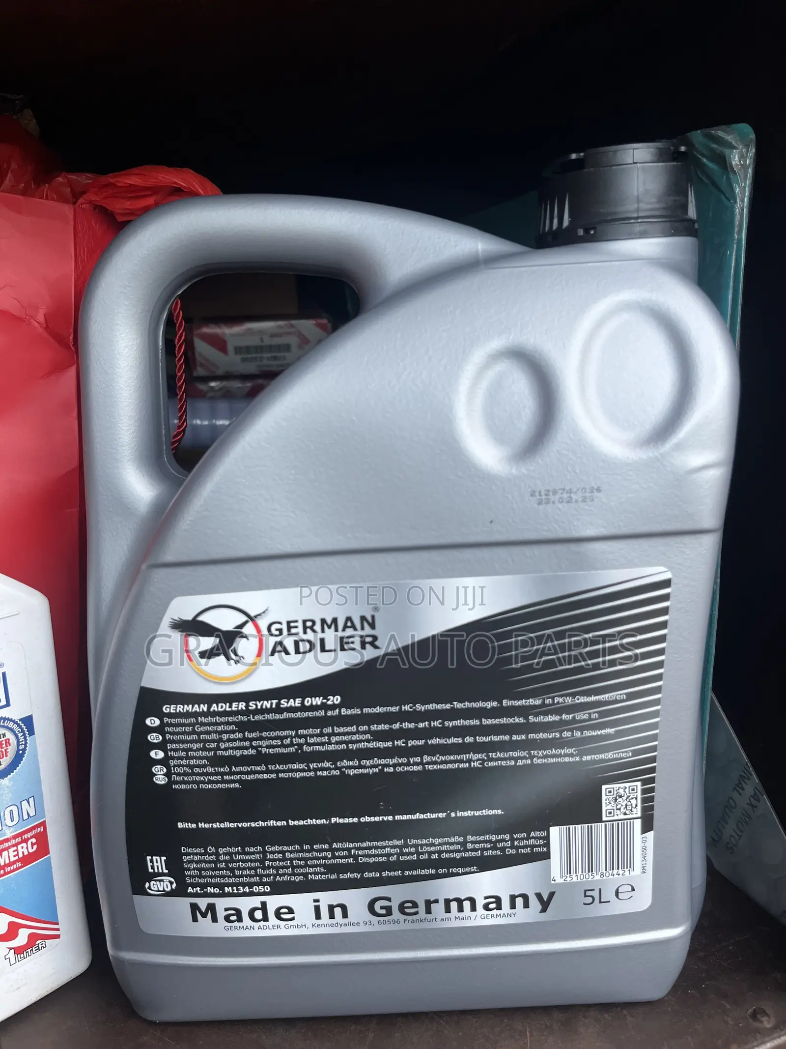 German Adler 0w 20 Engine Oil