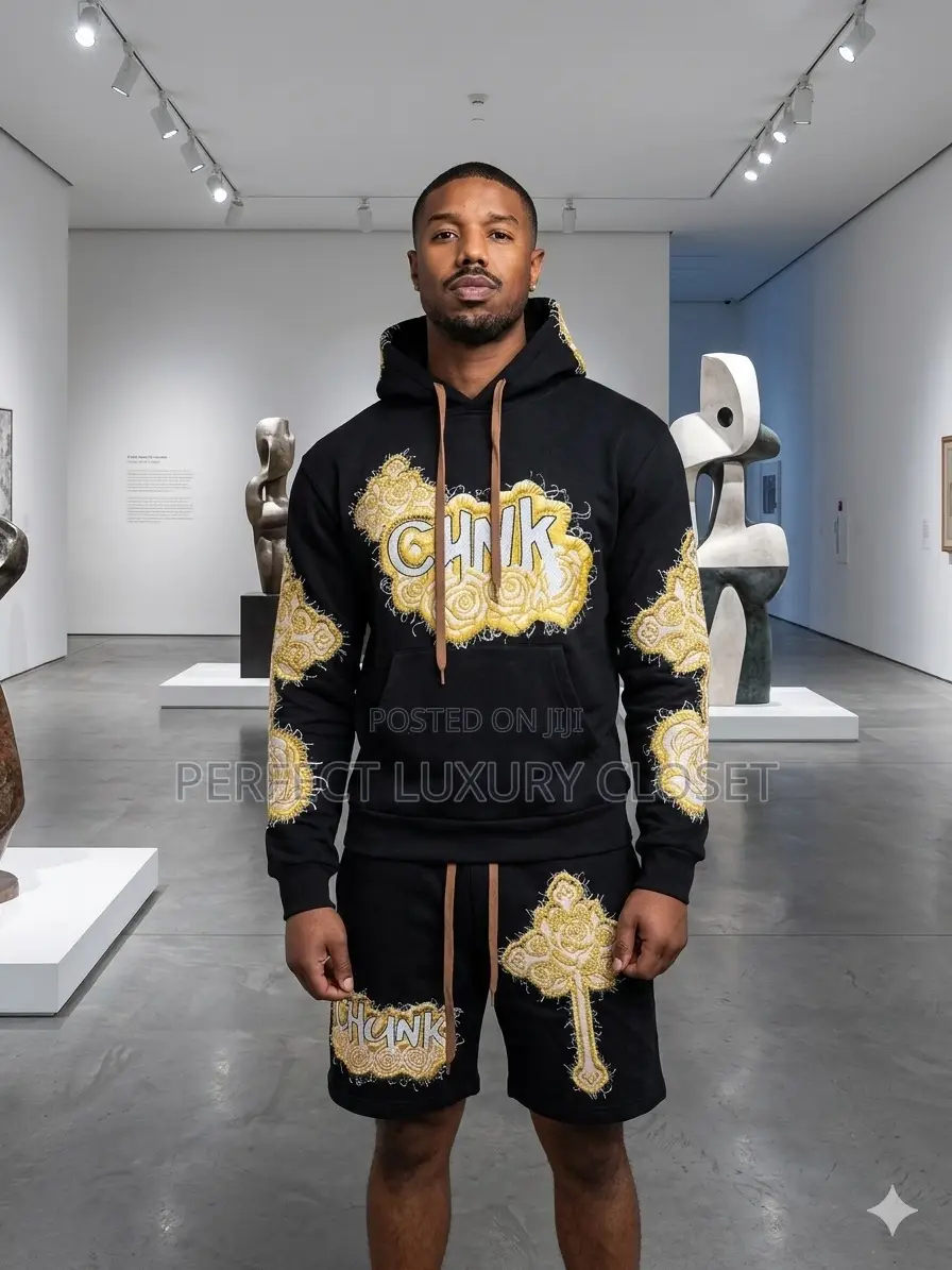 Heavy Hoodie Top and Down for Men