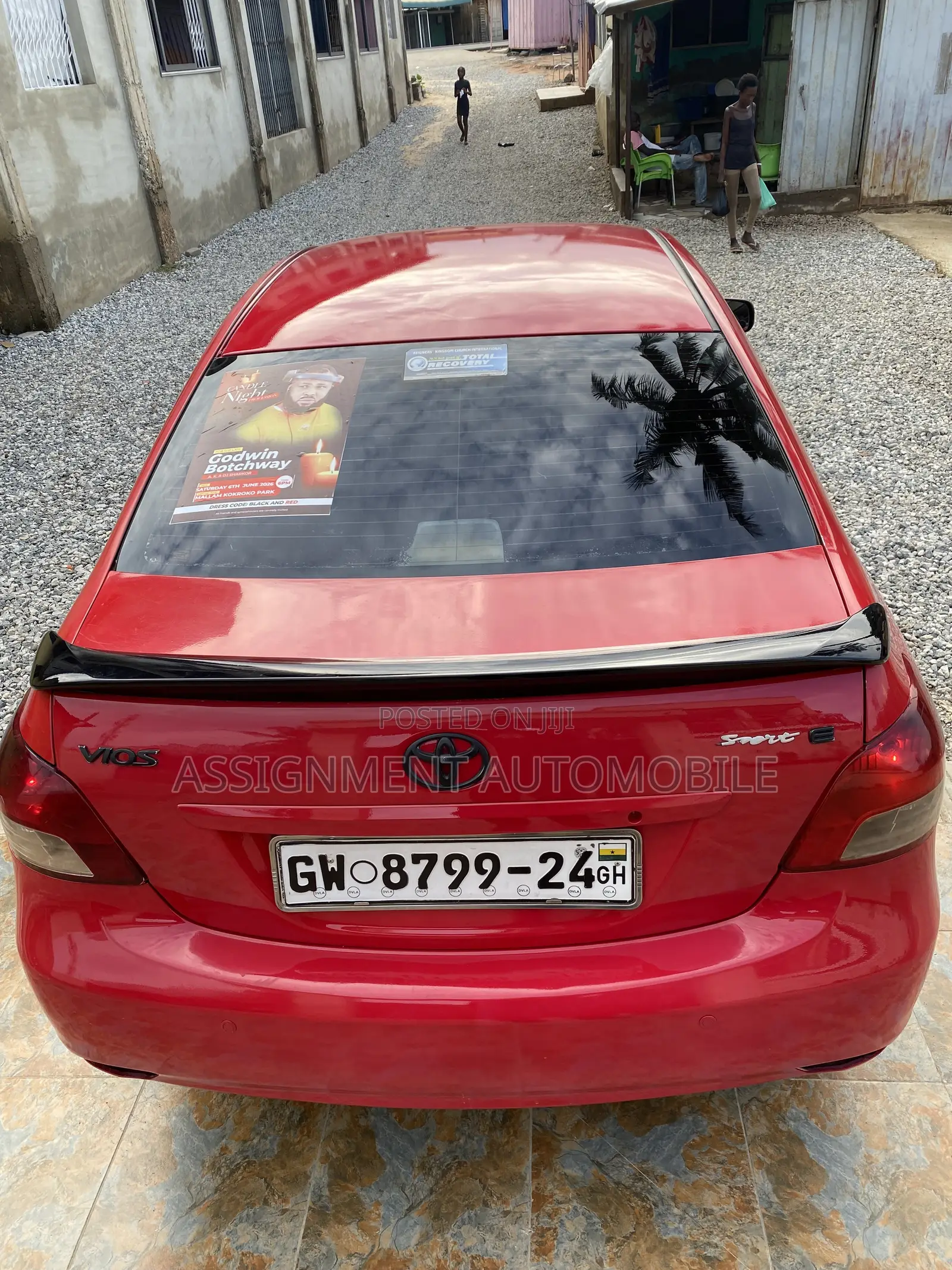 Toyota Vios 2012 Red