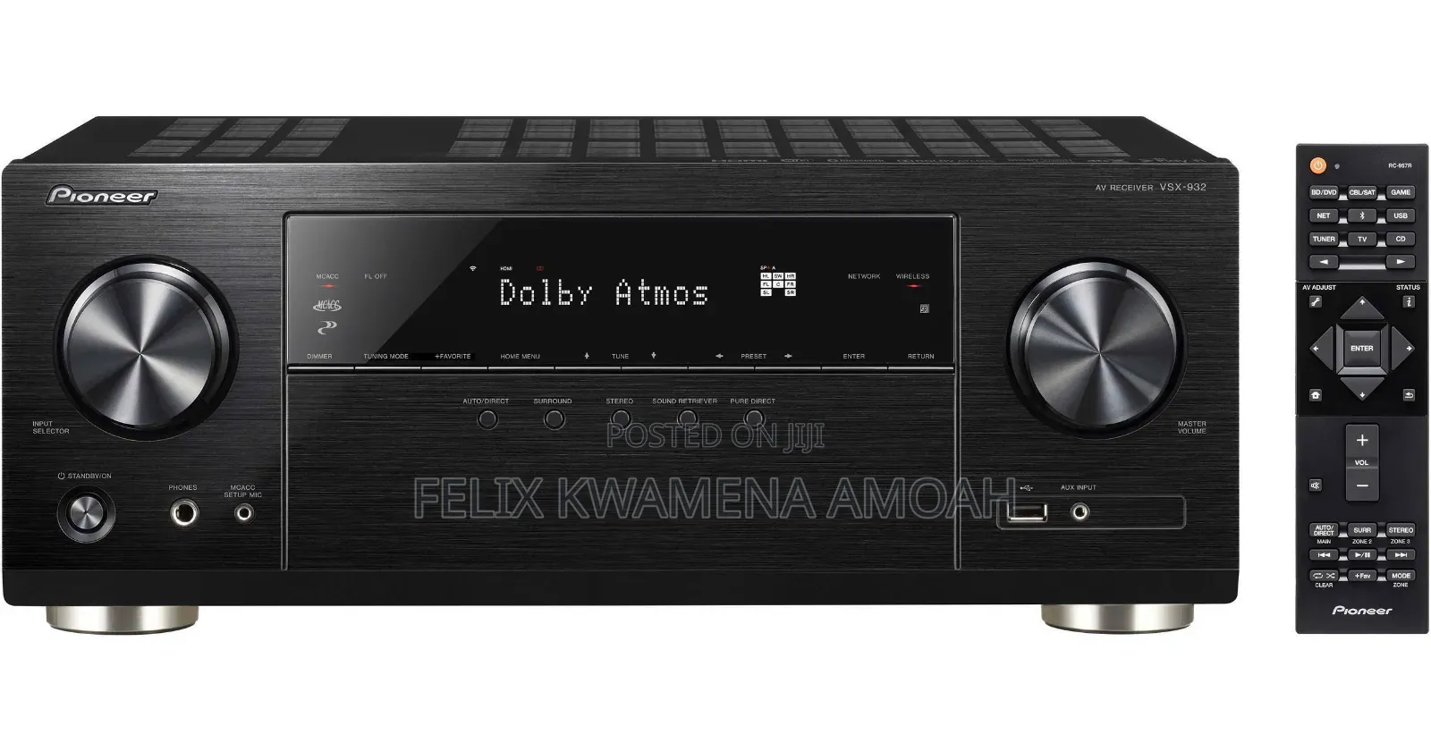 Pioneer Av Receiver VSX-932 7.2 Channel Dolby Atmos Bluetooth Wifi 