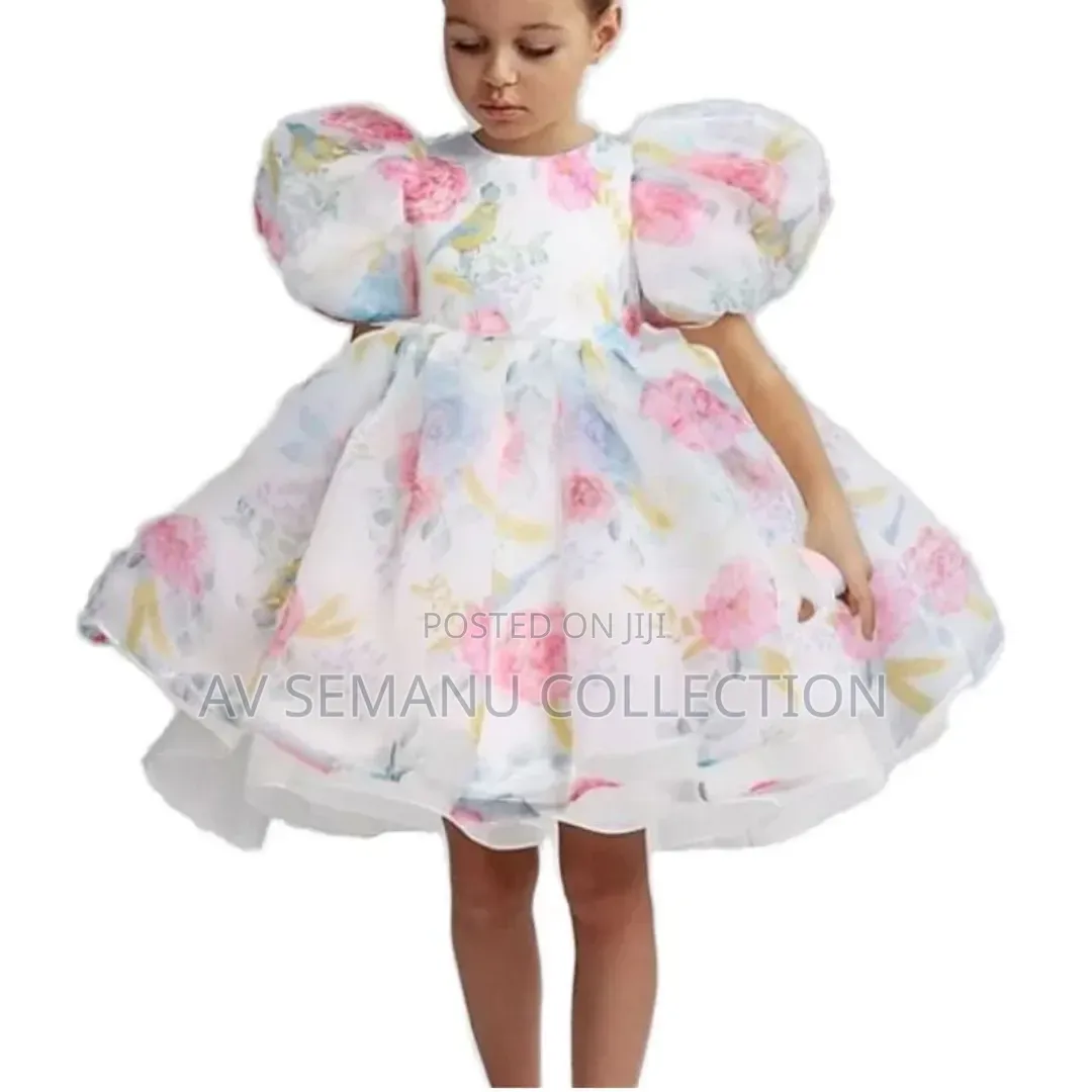 Girls Beautiful Flowers Dress