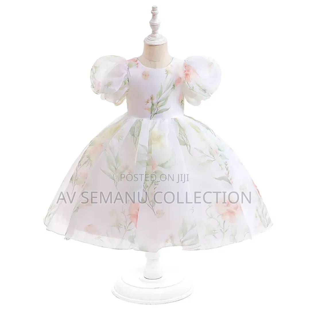 Girls Beautiful Flowers Dress