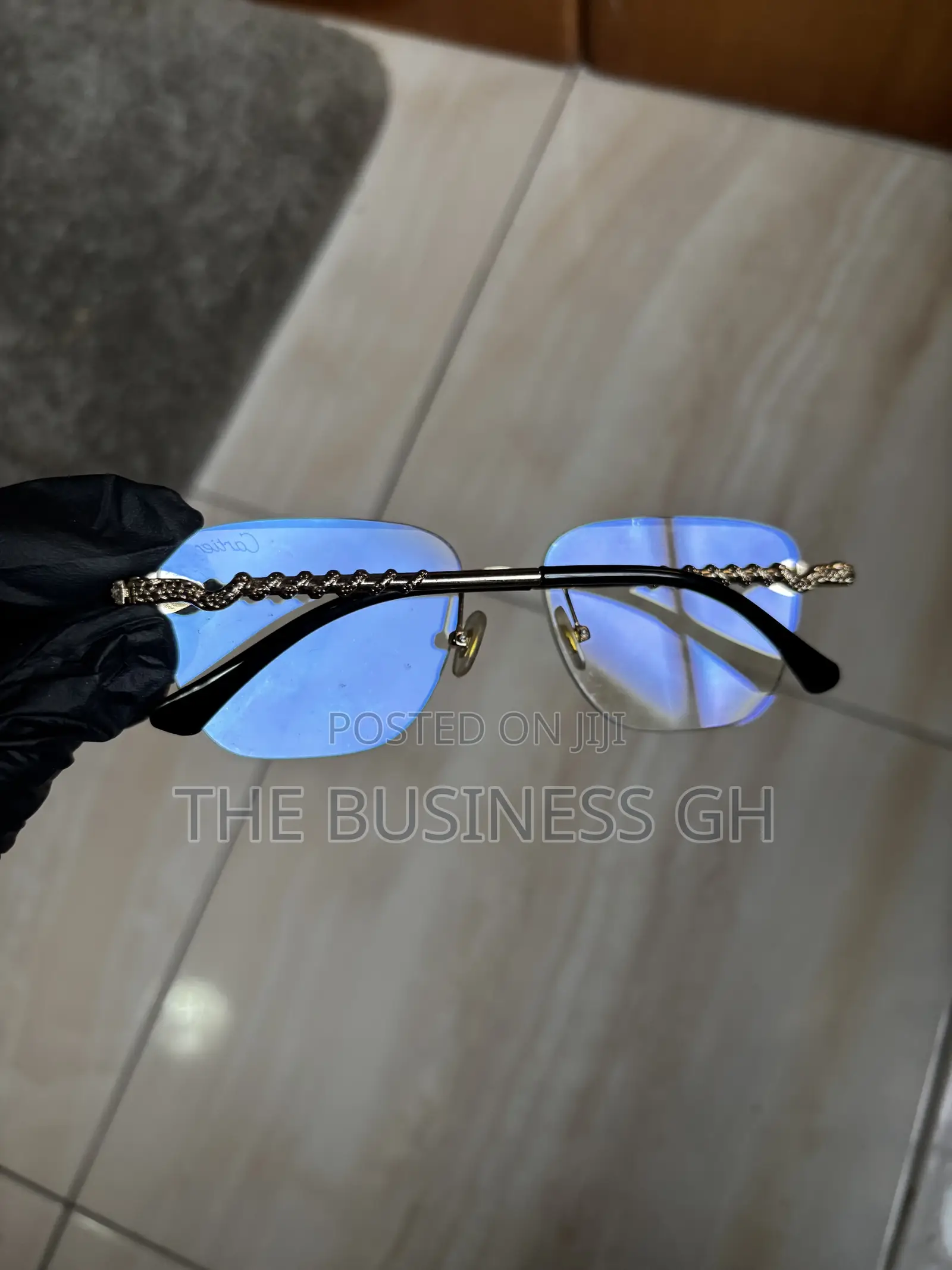 Bold Cartier Rimless Glasses