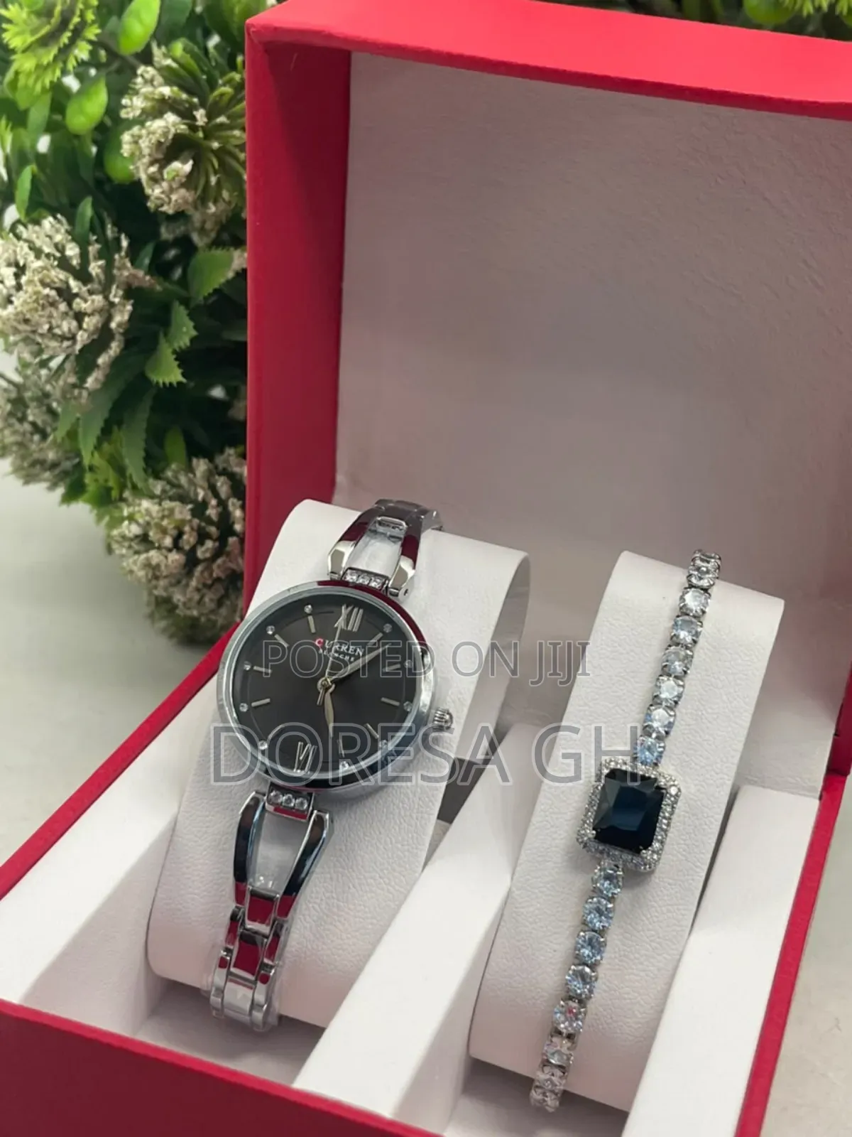 Ladies Curren Watch Bracelet Set – Elegant Gift Set for Her