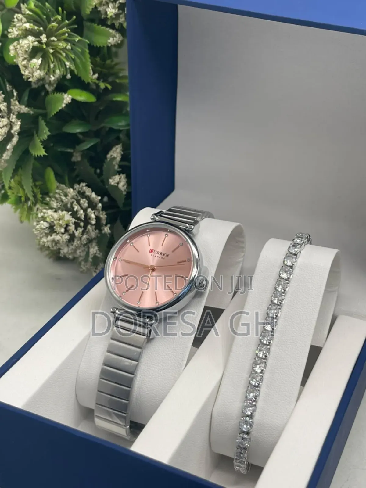 Ladies Curren Watch Bracelet Set – Elegant Gift Set for Her