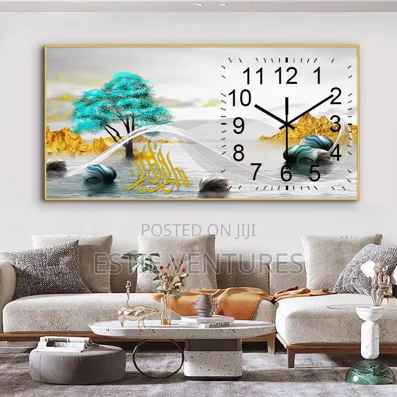 Crystal Porcelain Art Clock Features