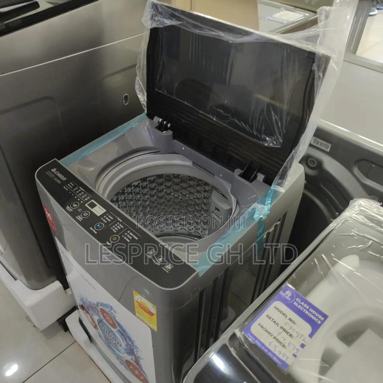 Classy High Grade 8kg Chigo Fully Automatic Top Load Washing Machine