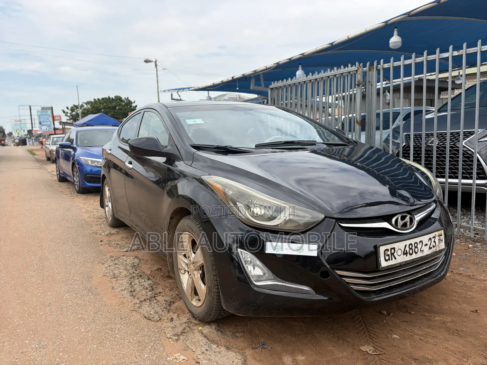 Hyundai Elantra GLS Sedan FWD (1.8L 4cyl 6A) 2013 Black