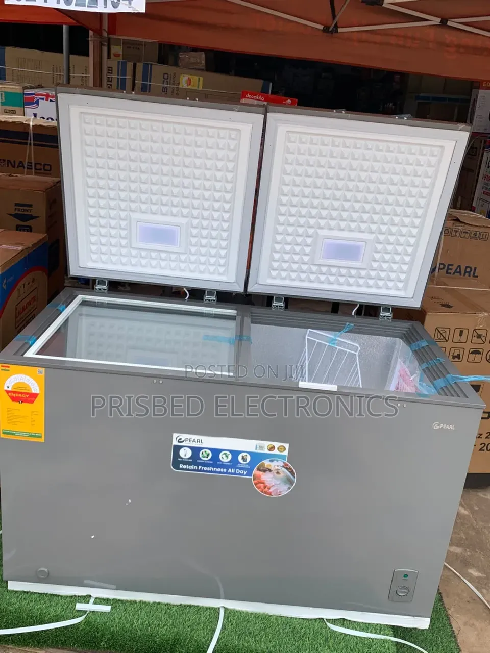 "*'Pearl Double Door Chest Freezer 350 Litres