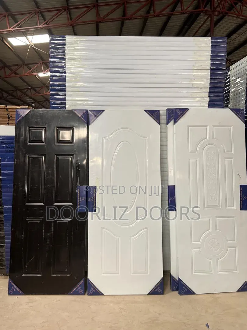 Wooden Steel Security Door With Accessories(Single)