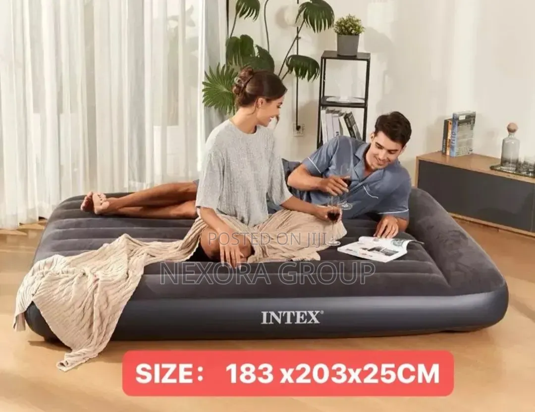Intex Quality Double Inflatable Mattress Comfortable Air Bed