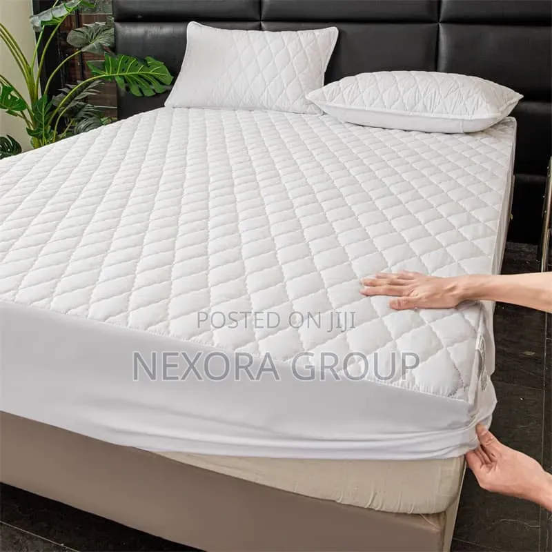 Premium Mattress Cover Set – Waterproof Bedsheet With Pillowcases