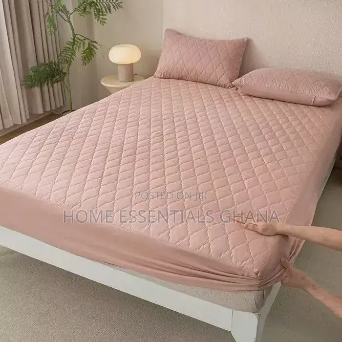 Premium Mattress Cover Set – Waterproof Bedsheet With Pillowcases