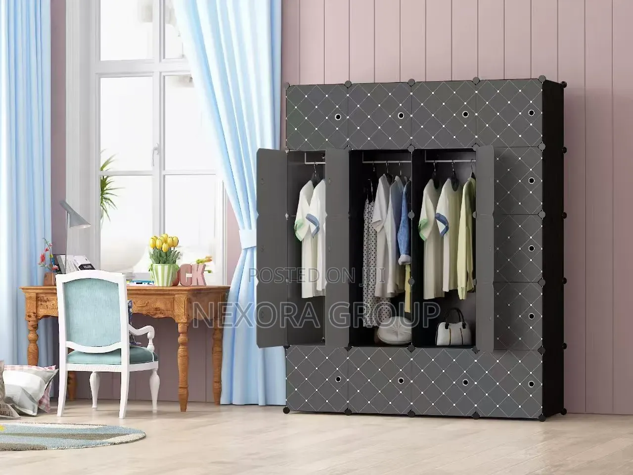 Cubes Wardrobe Modern Clothes Storage Organizer