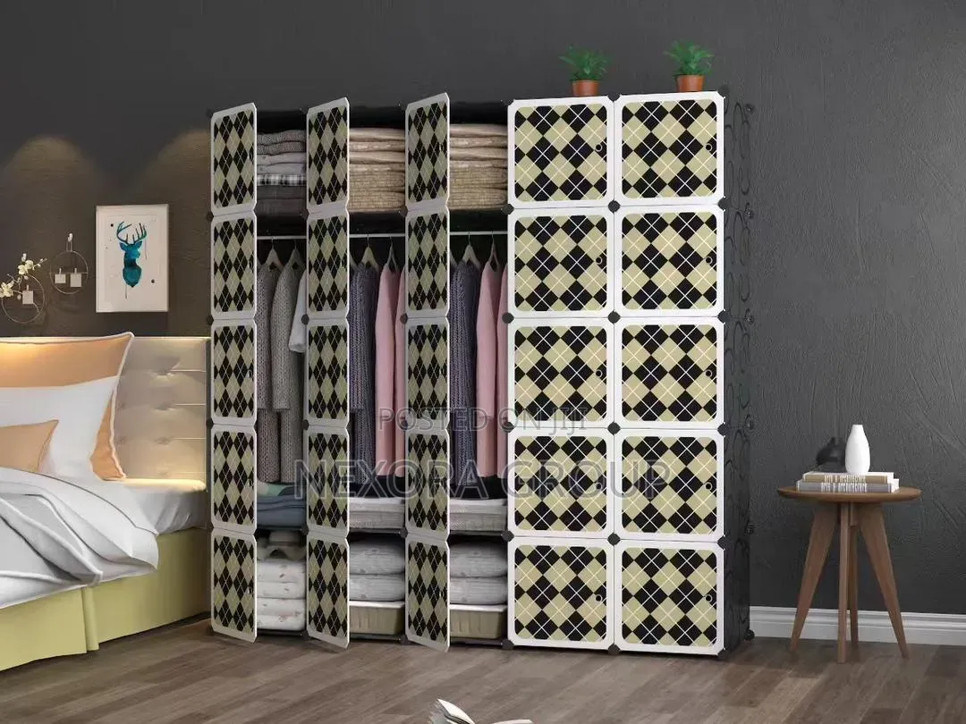 Cubes Wardrobe Modern Clothes Storage Organizer