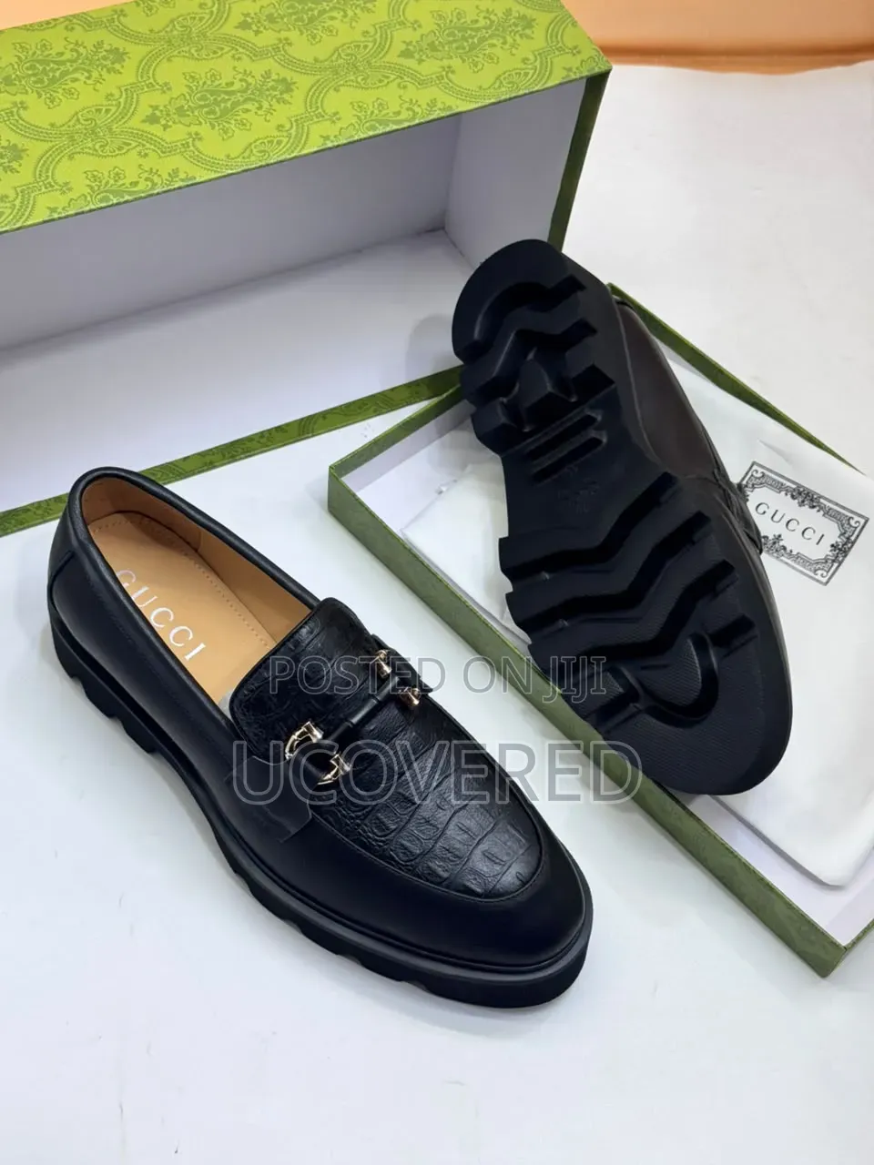 Black Gucci Premium Loafers