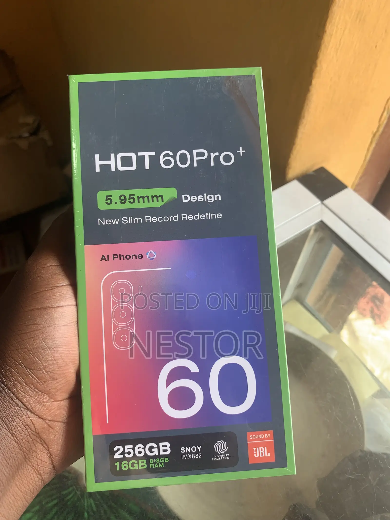 New Infinix Hot 60 Pro+ 256 GB Black