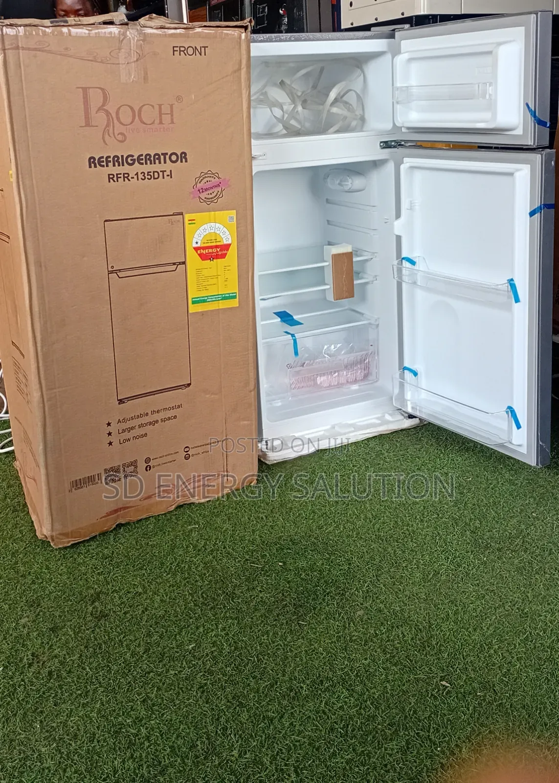 Original Roch Rfr135dt Refrigerator – Energy Efficient.112l