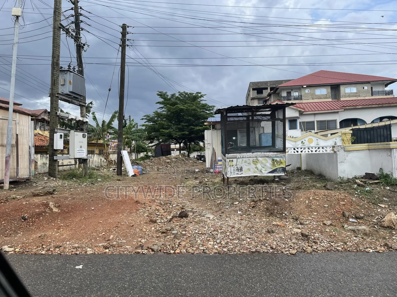 Prime Road Front Freehold Land for Sale in Dzorwulu, Accra
