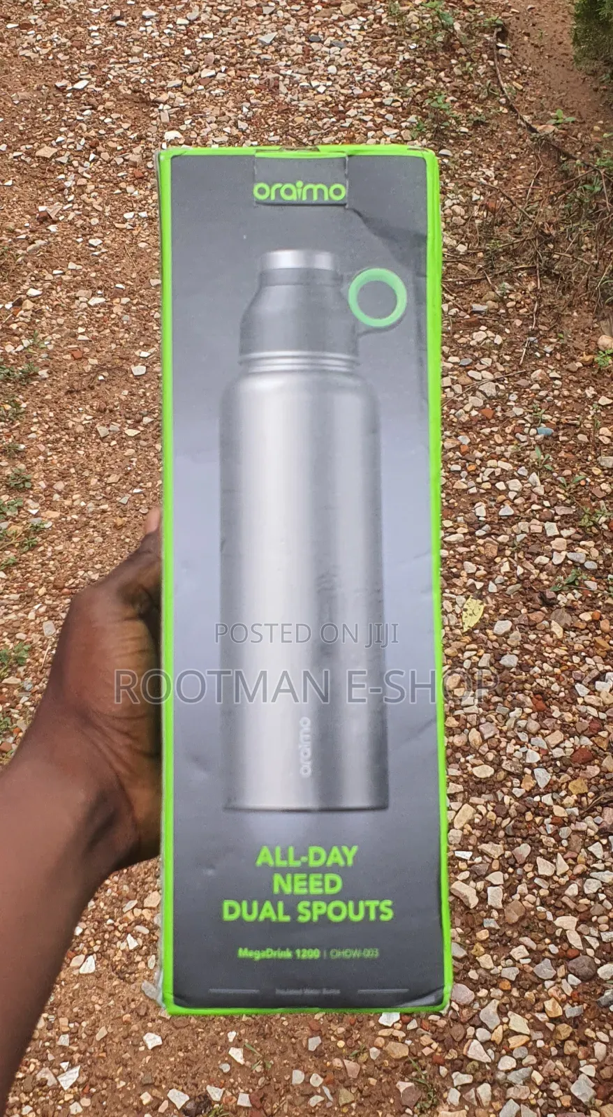 Oraimo Megadrink 1200 Leakproof 1.2l Insulated Water Bottle