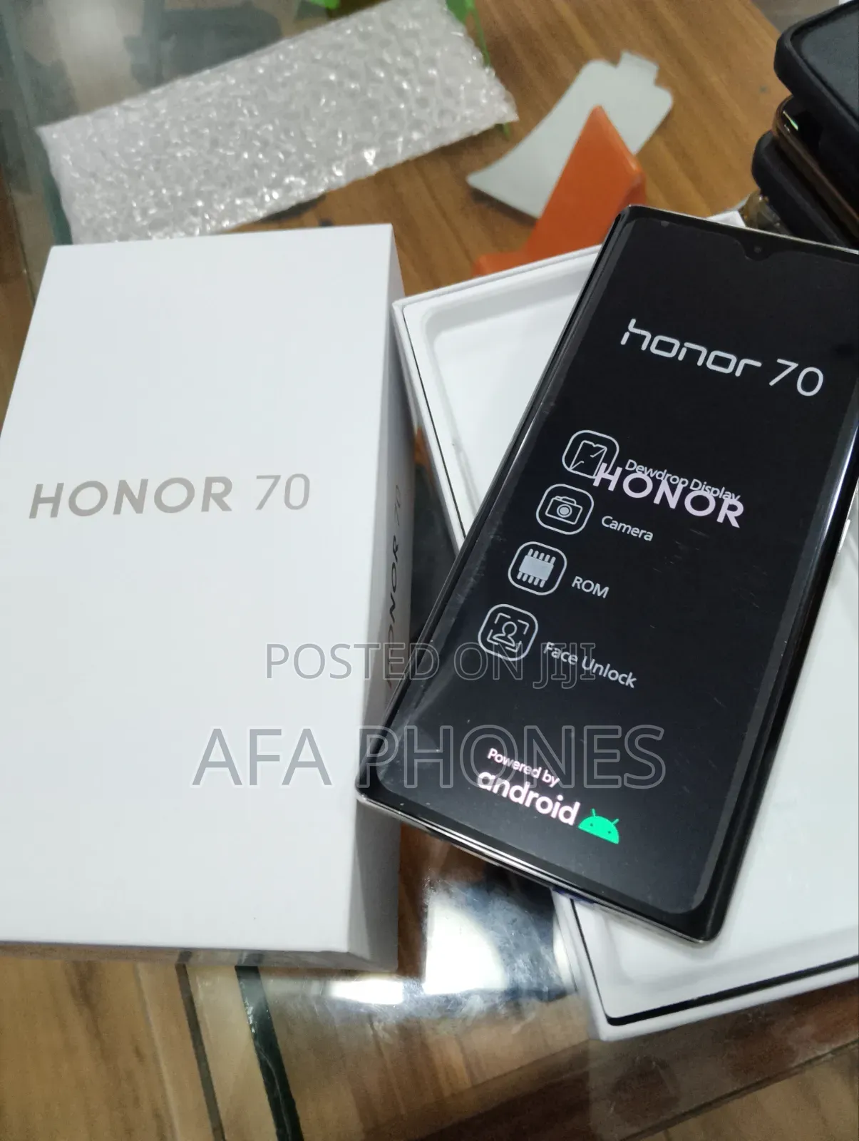New Honor 70 256 GB Black