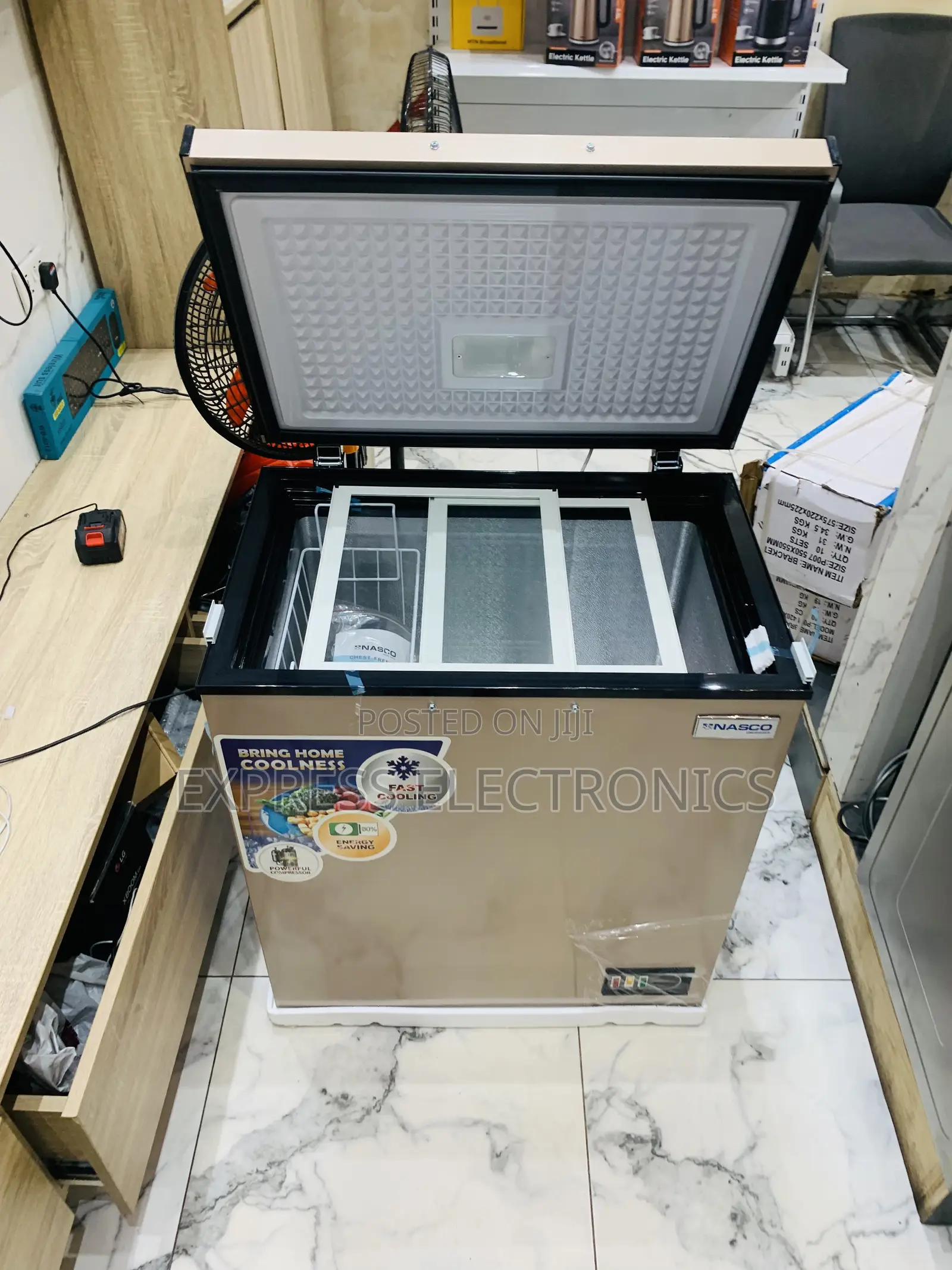 Text Us for Your Chest Gold Color Chest Freezer 150l Nasco Nas-200fl