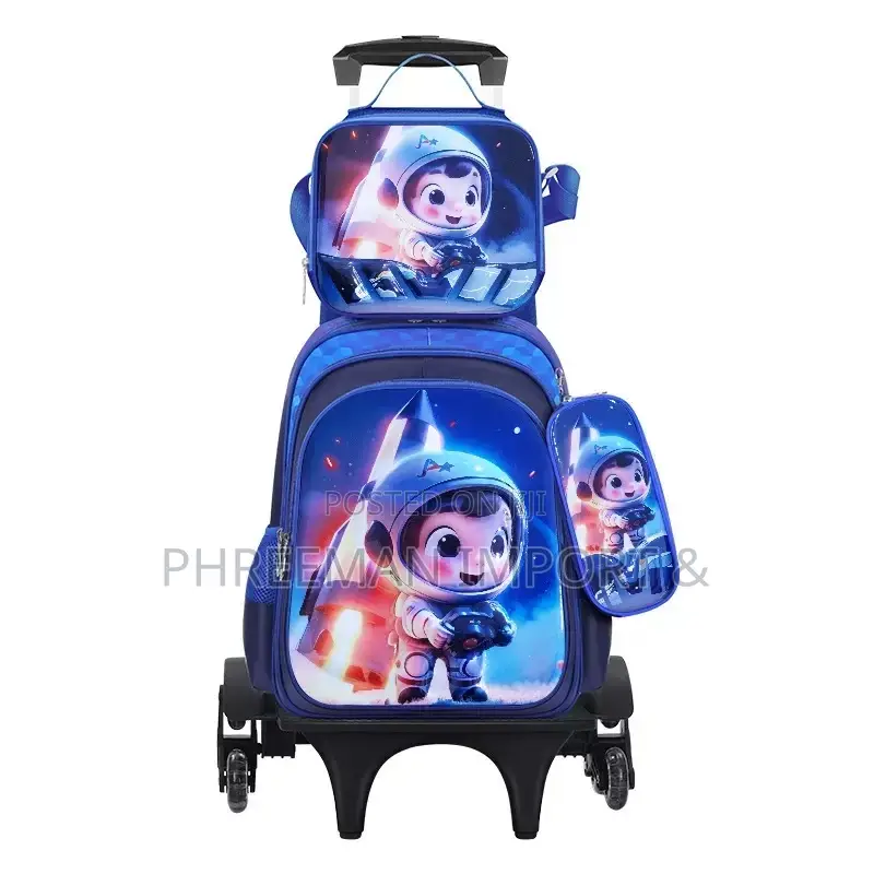 Trolley 3d School Bag