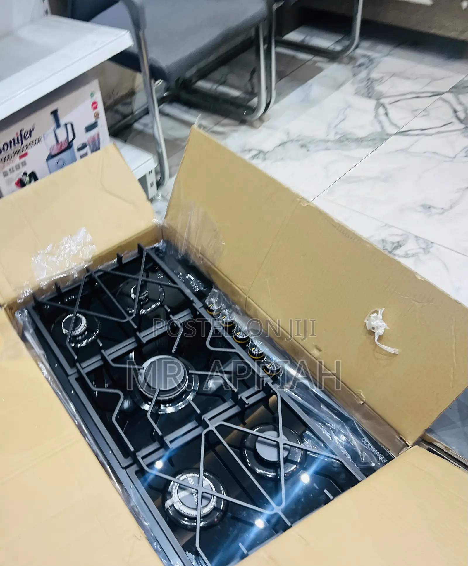 Chose Affordable Kenwood 90cm Inbuilt Glass 5 Gas Hob(Black) 