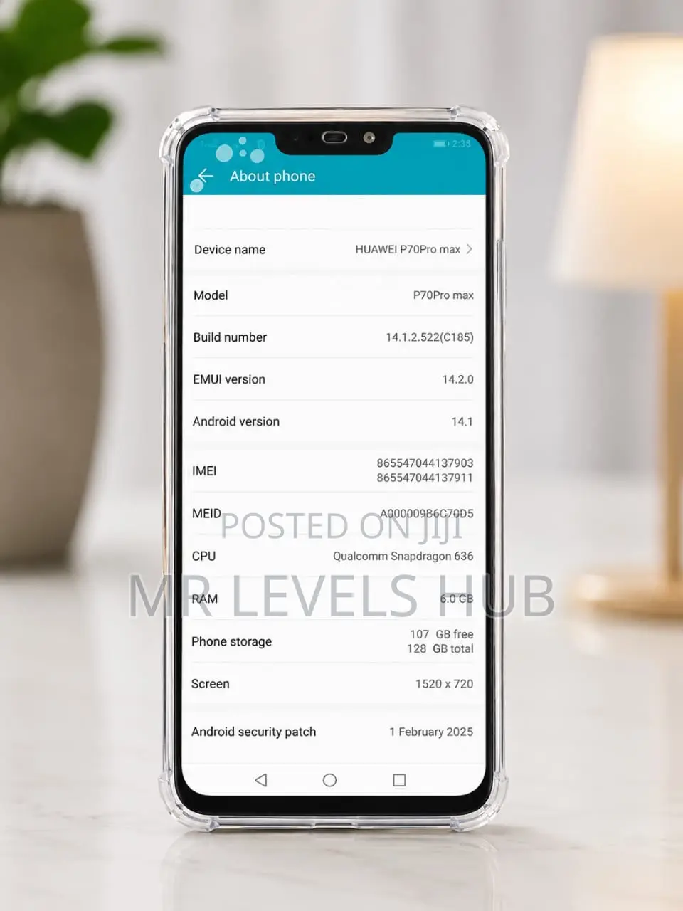 Huawei Enjoy Max 128 GB Gray