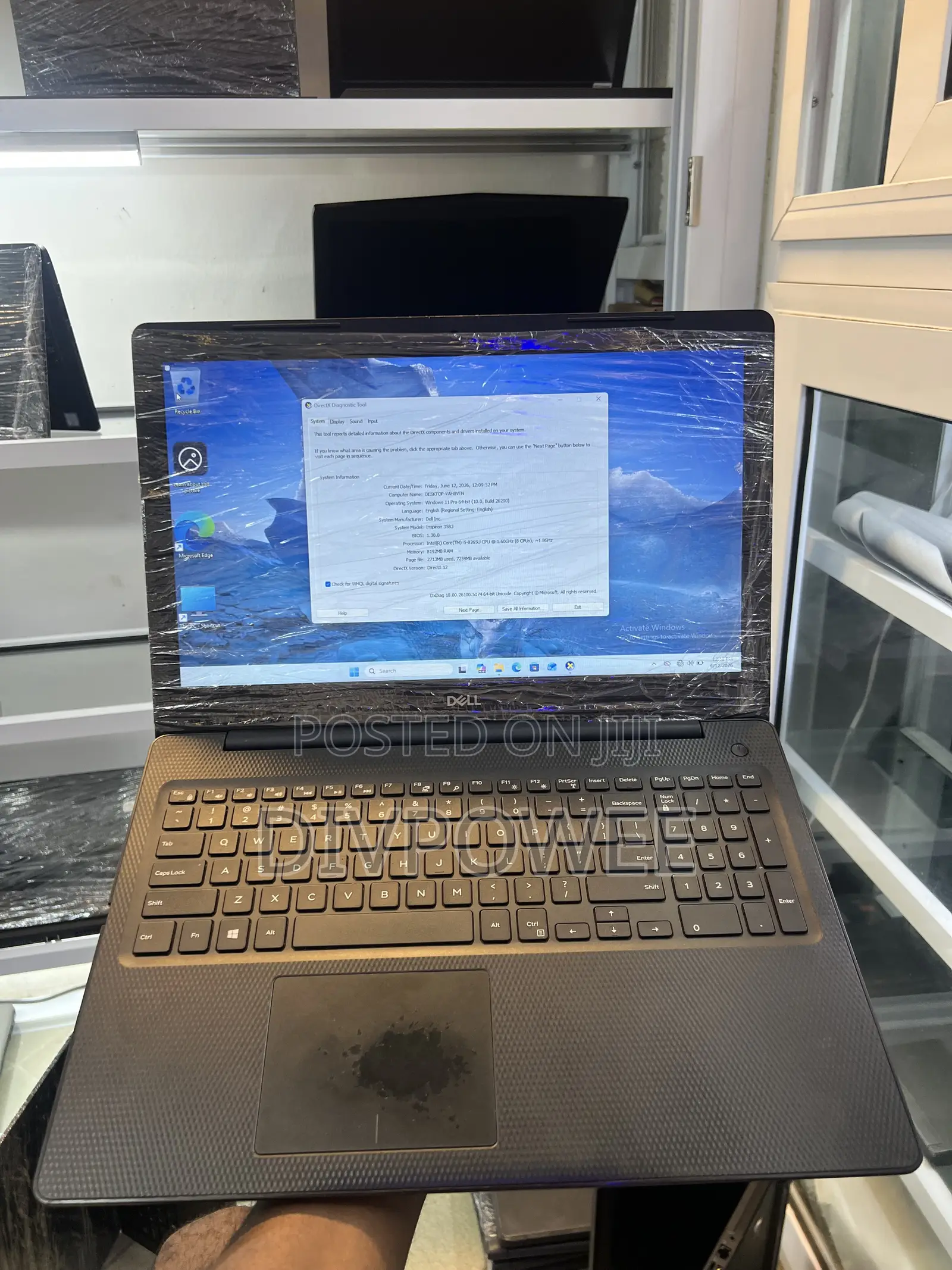 Laptop Dell 8GB Intel Core i5 SSD 256GB