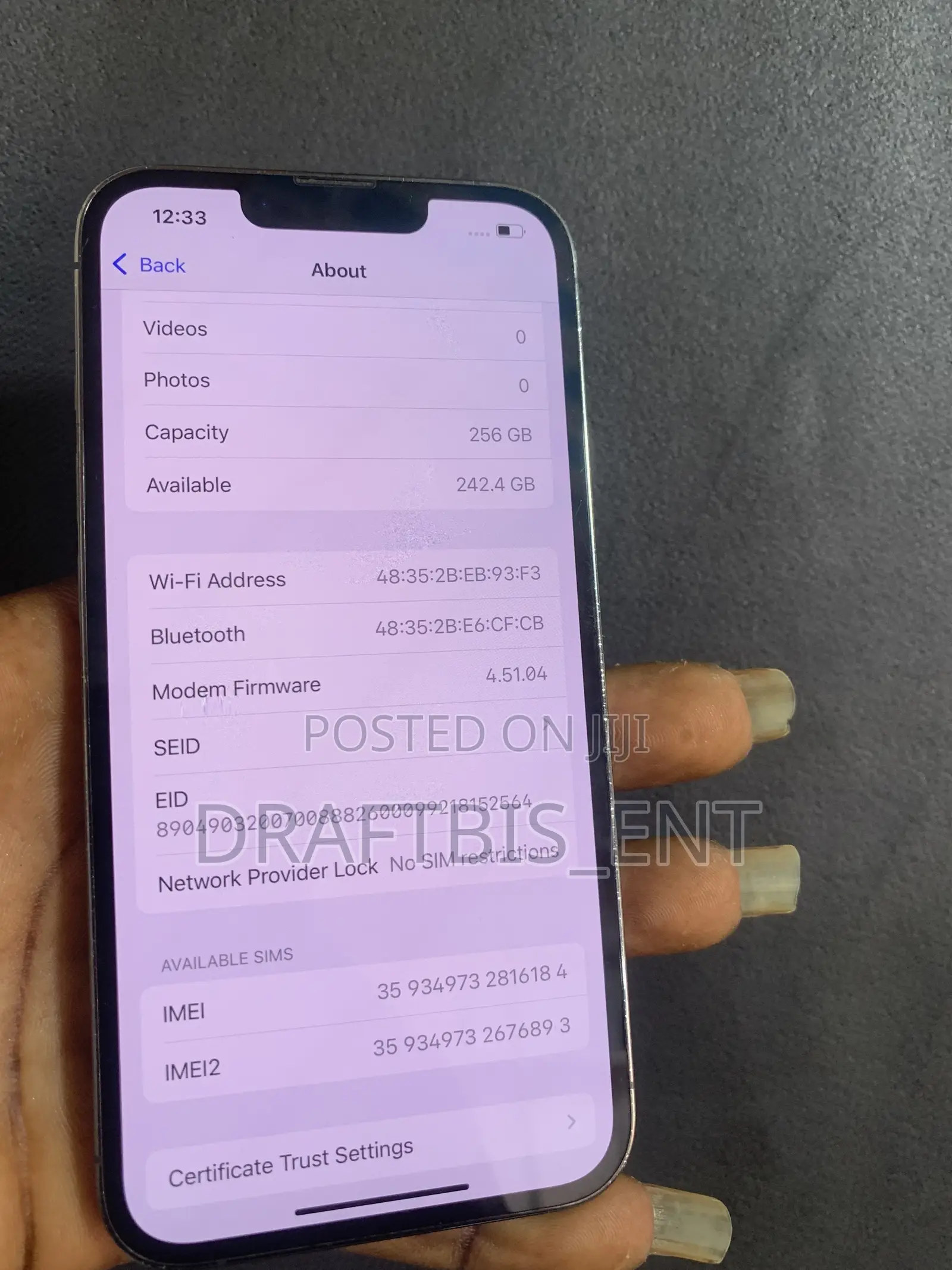 New Apple iPhone 13 Pro 128 GB Black