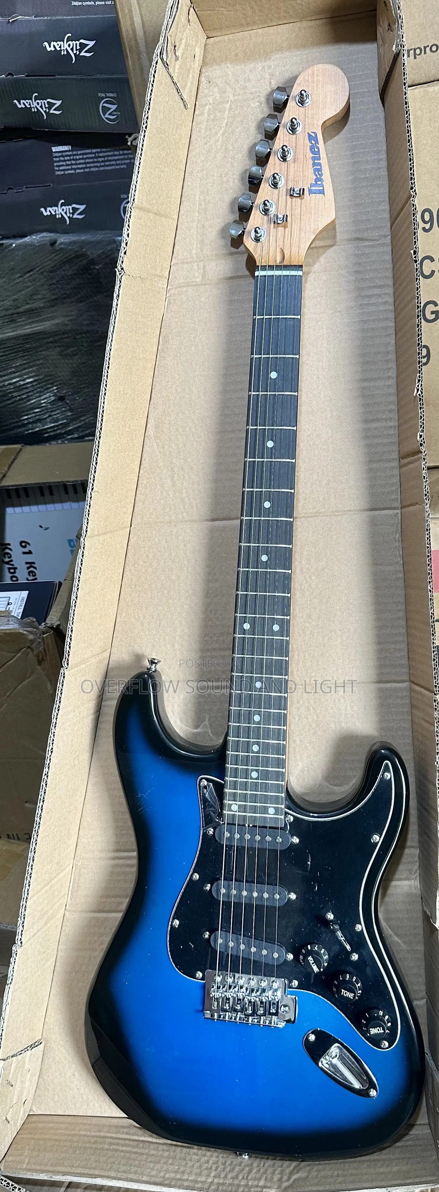 Ibanez 6 Strings Electric Guitar [Blue]