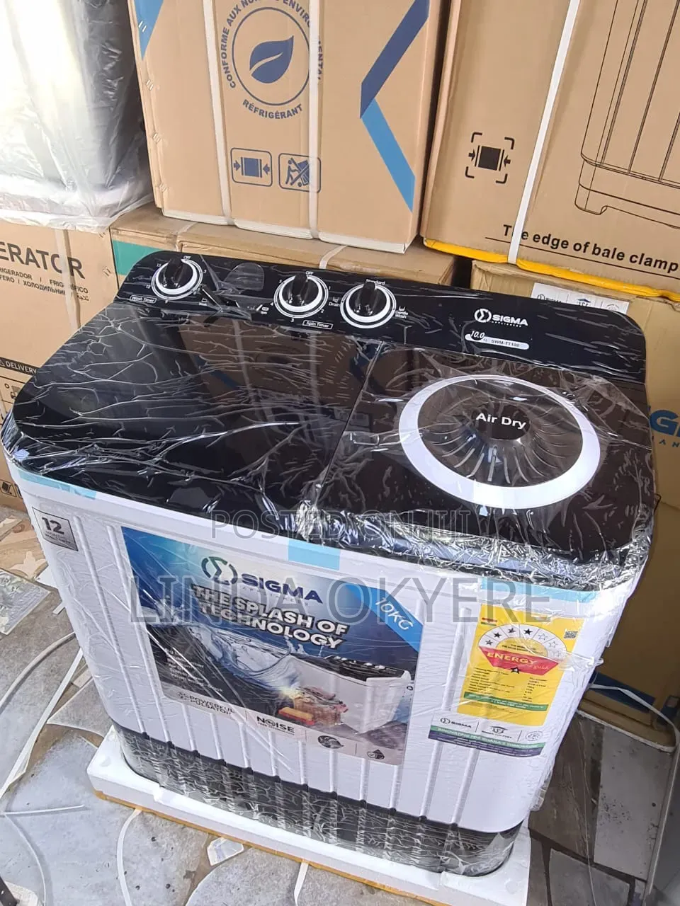 Sigma 10 Kg Twin Tub Semi-Auto Washing Machine
